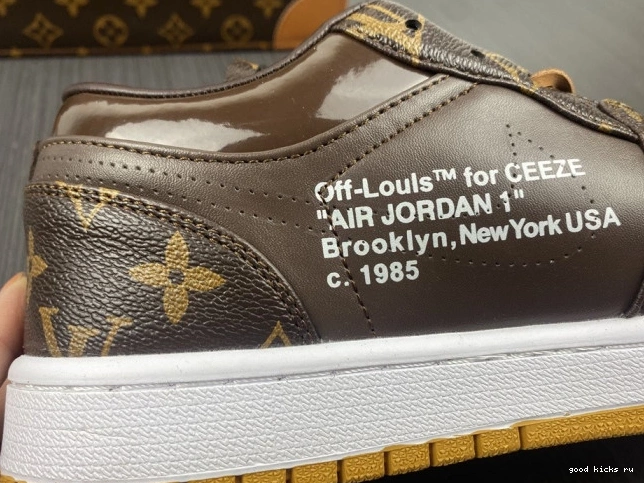 x OW Air Jordan 1 AJ1 Off-Louis LOW 0820